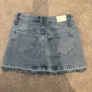 PAIGE denim mini skirt